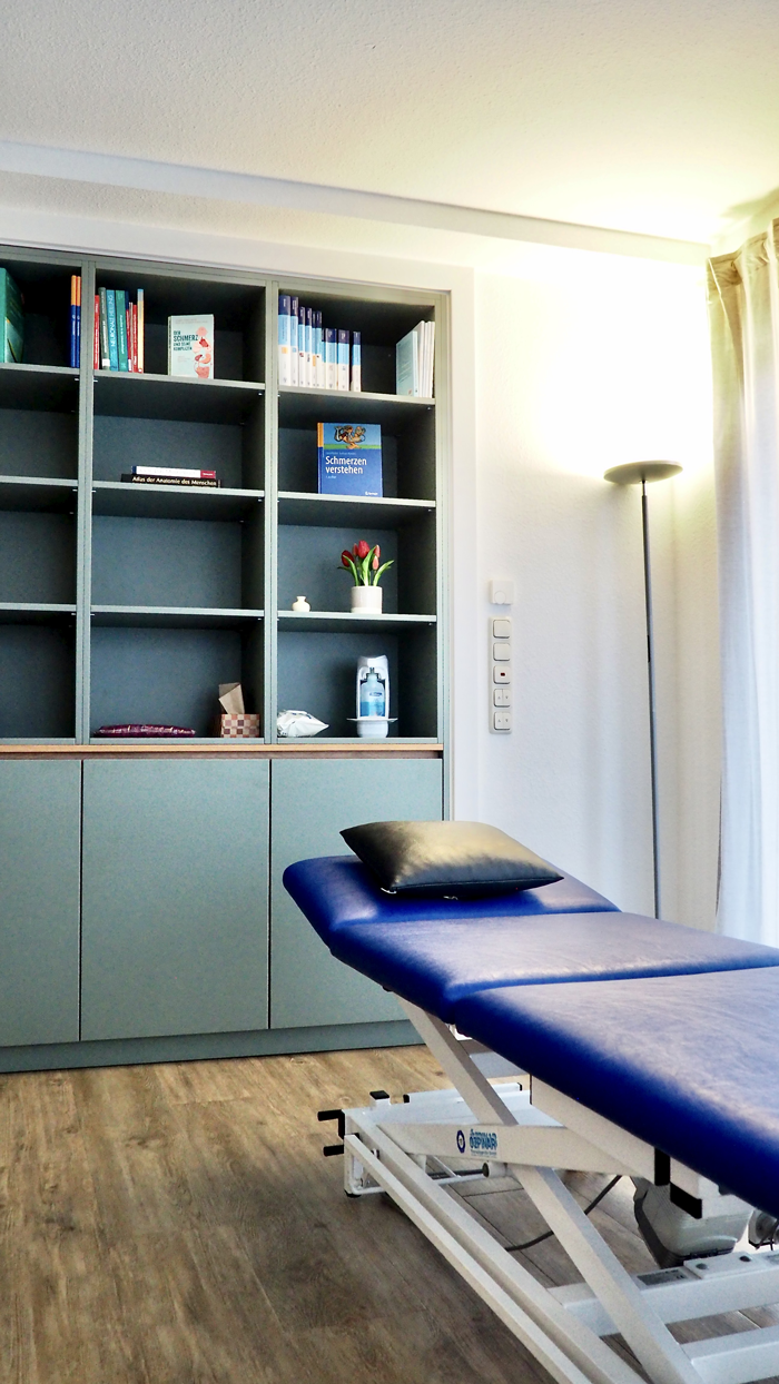 Moderne Praxisräume für Schmerzphysiotherapie in Hamburg-Bergedorf
